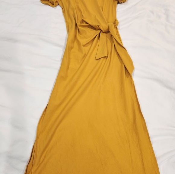 Sezane Pippa Dress Saffron Yellow Small - Picture 4 of 6
